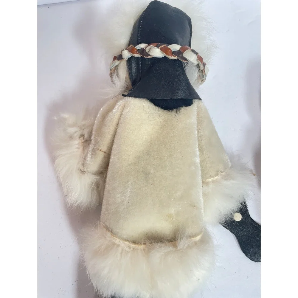 Vintage Inuit Eskimo Doll Pair 11